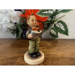 Vintage Hummel‎ "Soloist" Figurine Goebel Germany Porcelain Child Music Figure